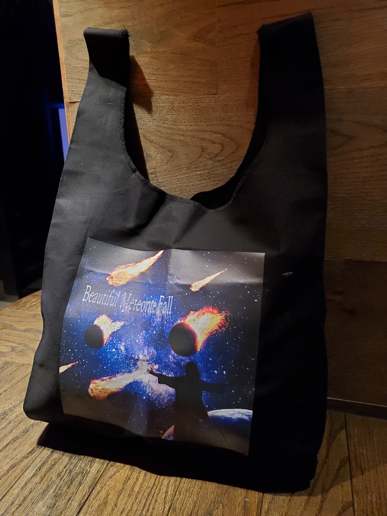 『Beautiful Meteorite Fall』プリントマルシェバッグ