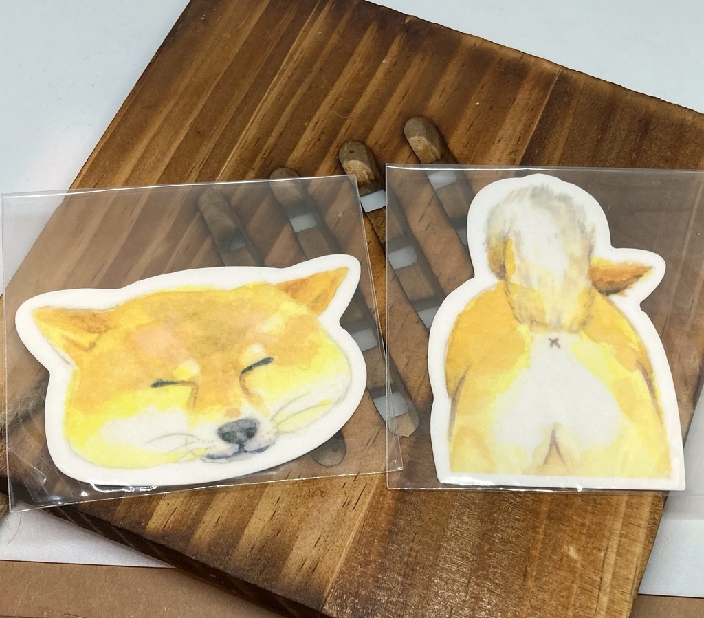 柴犬のステッカー