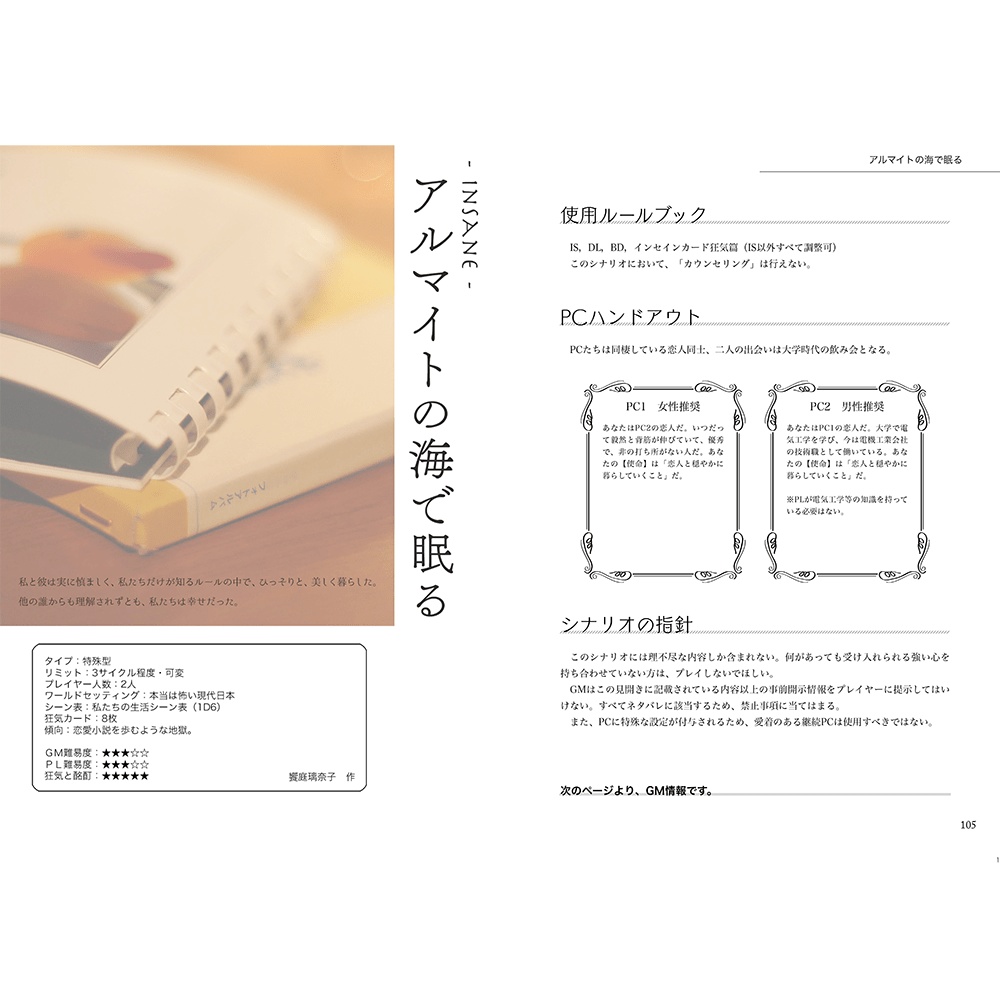 インセインシナリオ集「感電して死んでもいい」