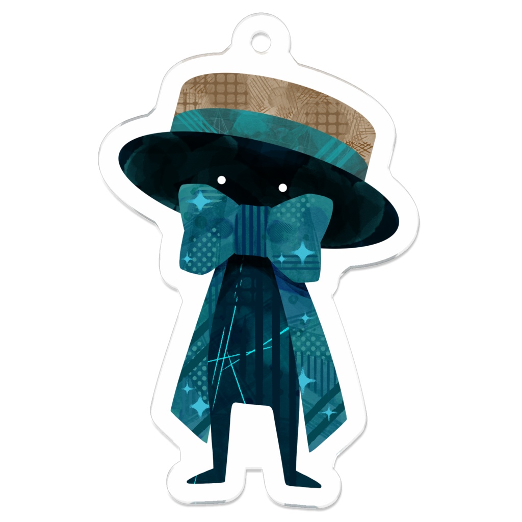 HEAD GEAR_texture【カンカン帽】アクリルキーホルダー