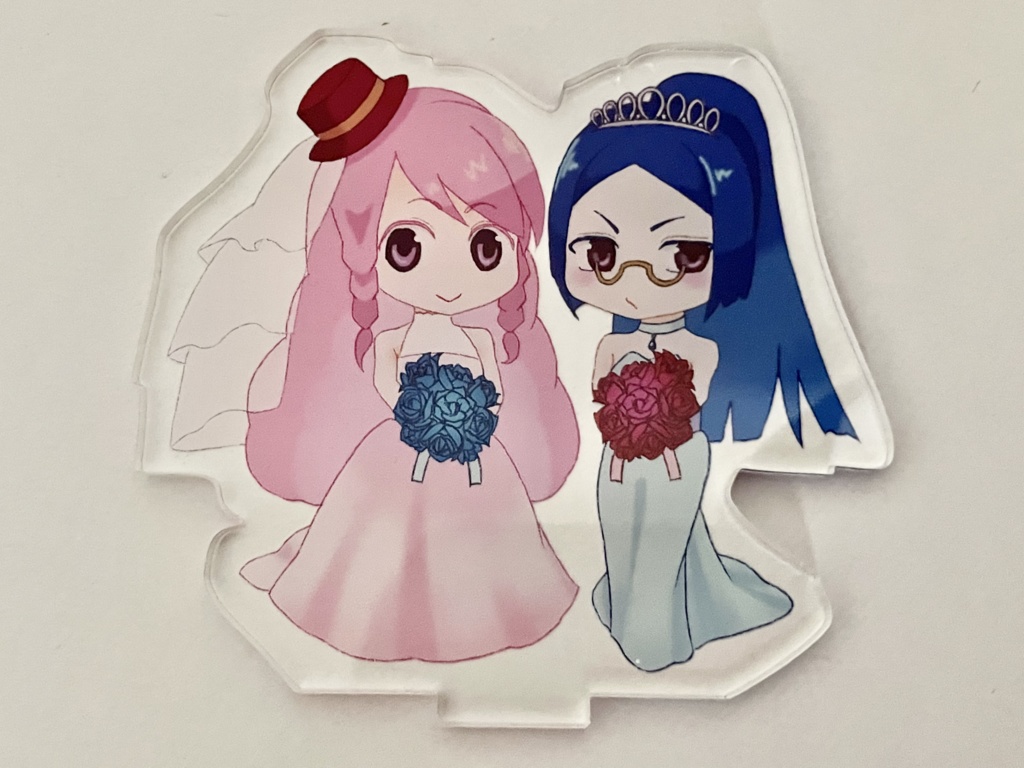 インフェル&ネネシャ ウェディングドレスアクリルスタンド