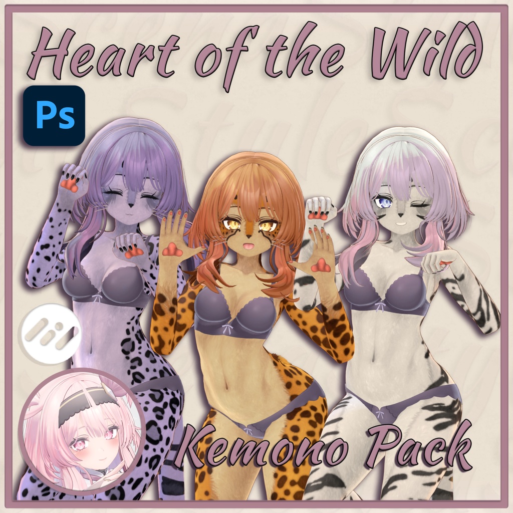 【セレスティア】【Selestia】Heart of the Wild [Kemono Body Textures]