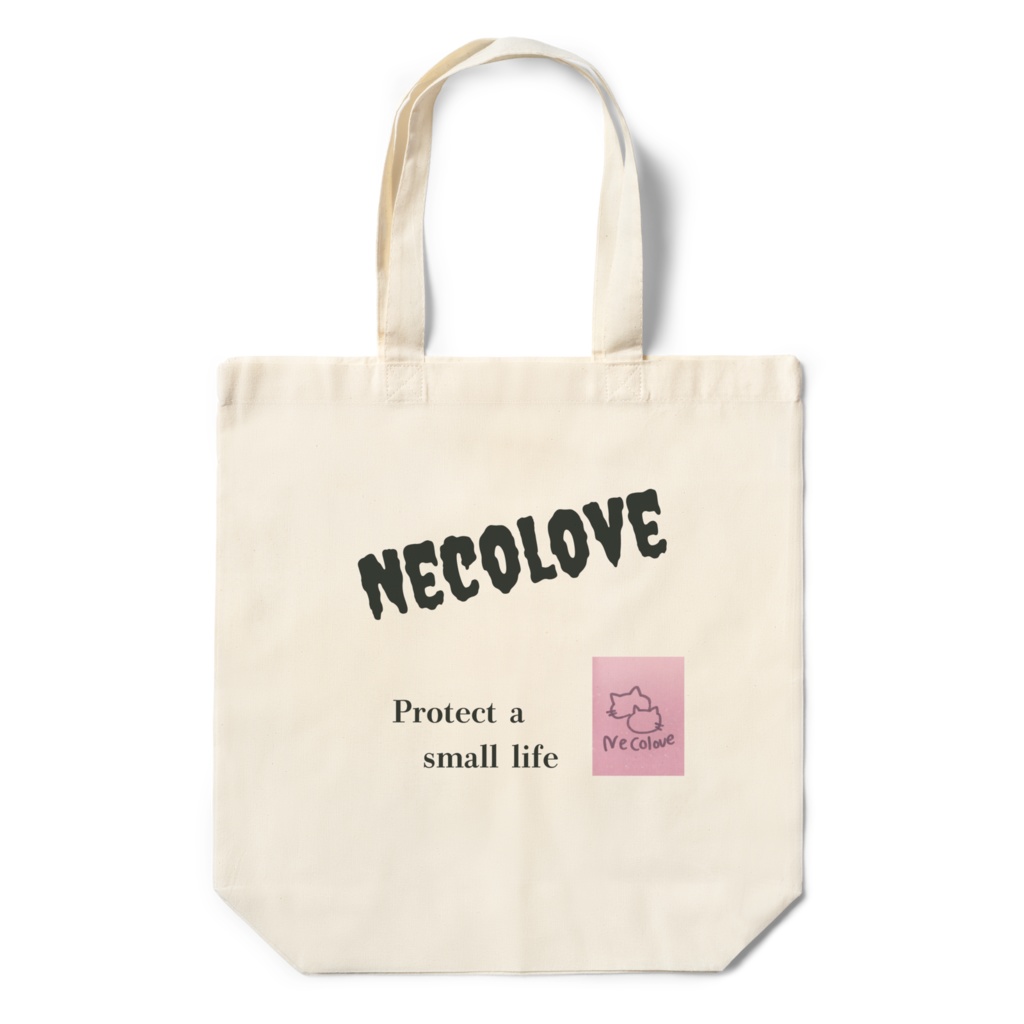 Necolove イラストロゴエコバッグ Necolove Booth