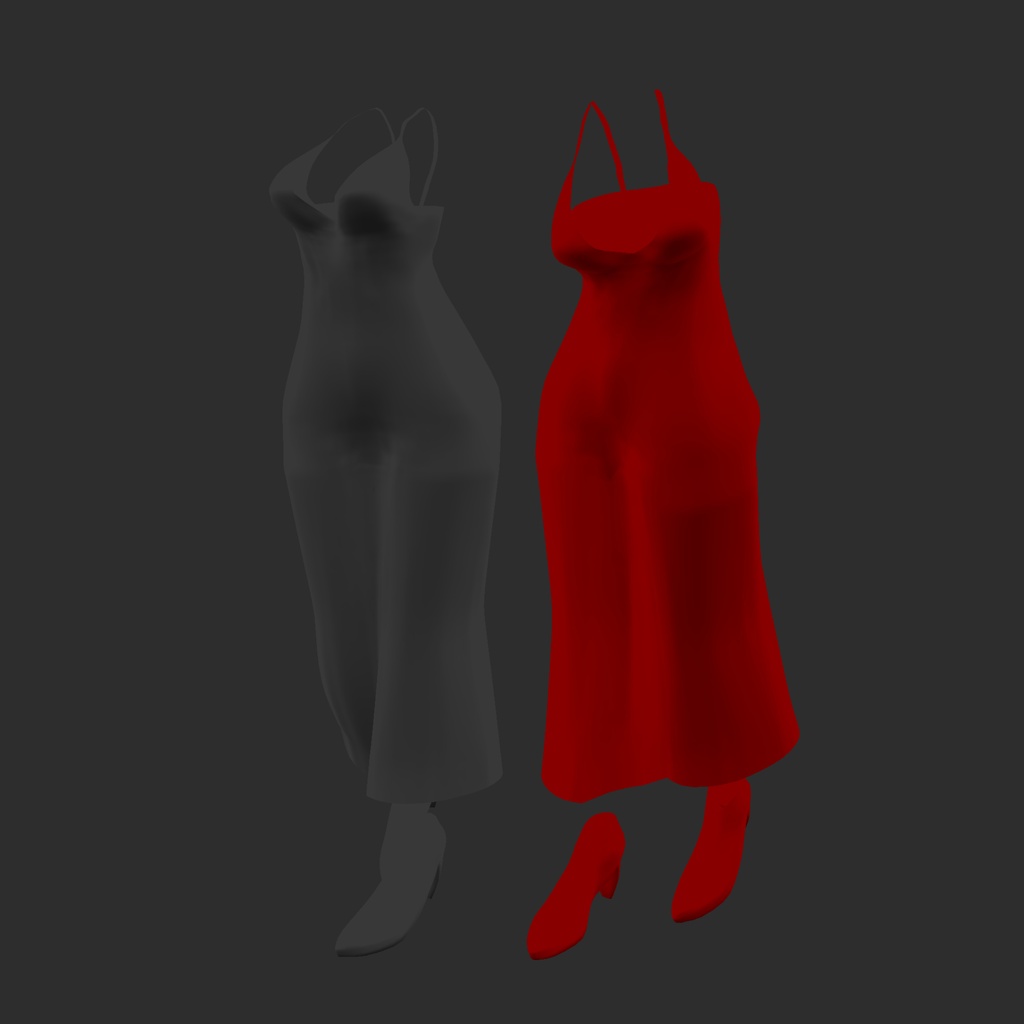 【無料】夜のドレス【桔梗】