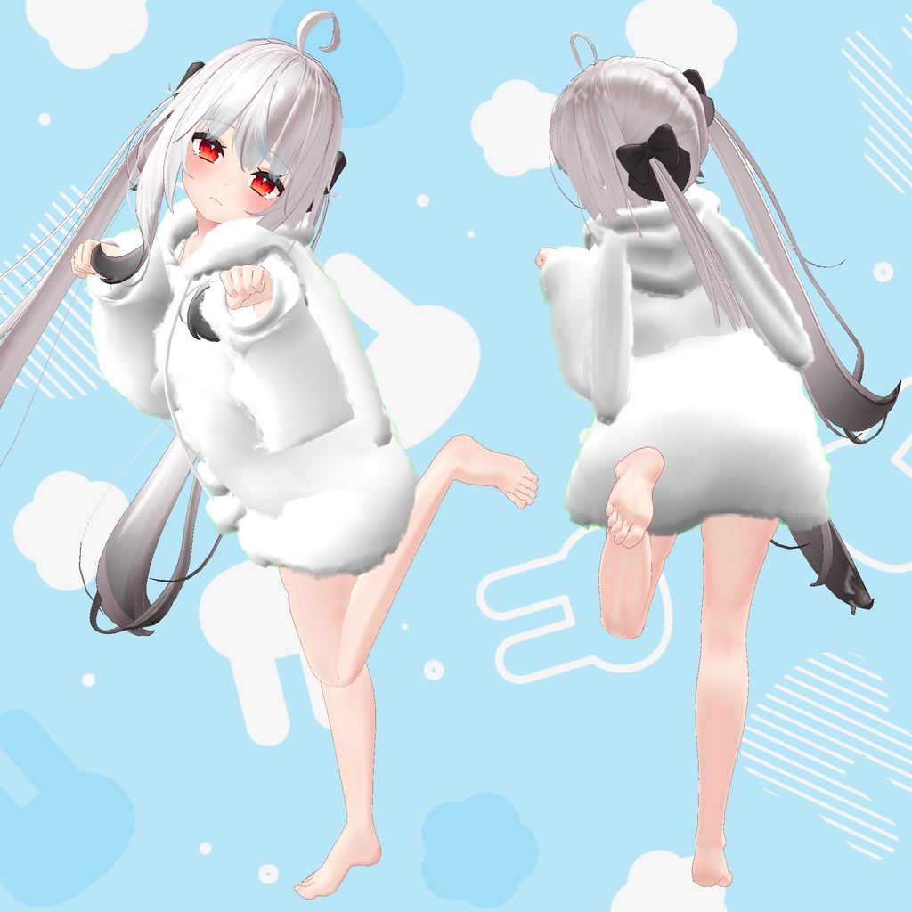 【舞夜】うさみみぱーかー【PB対応】