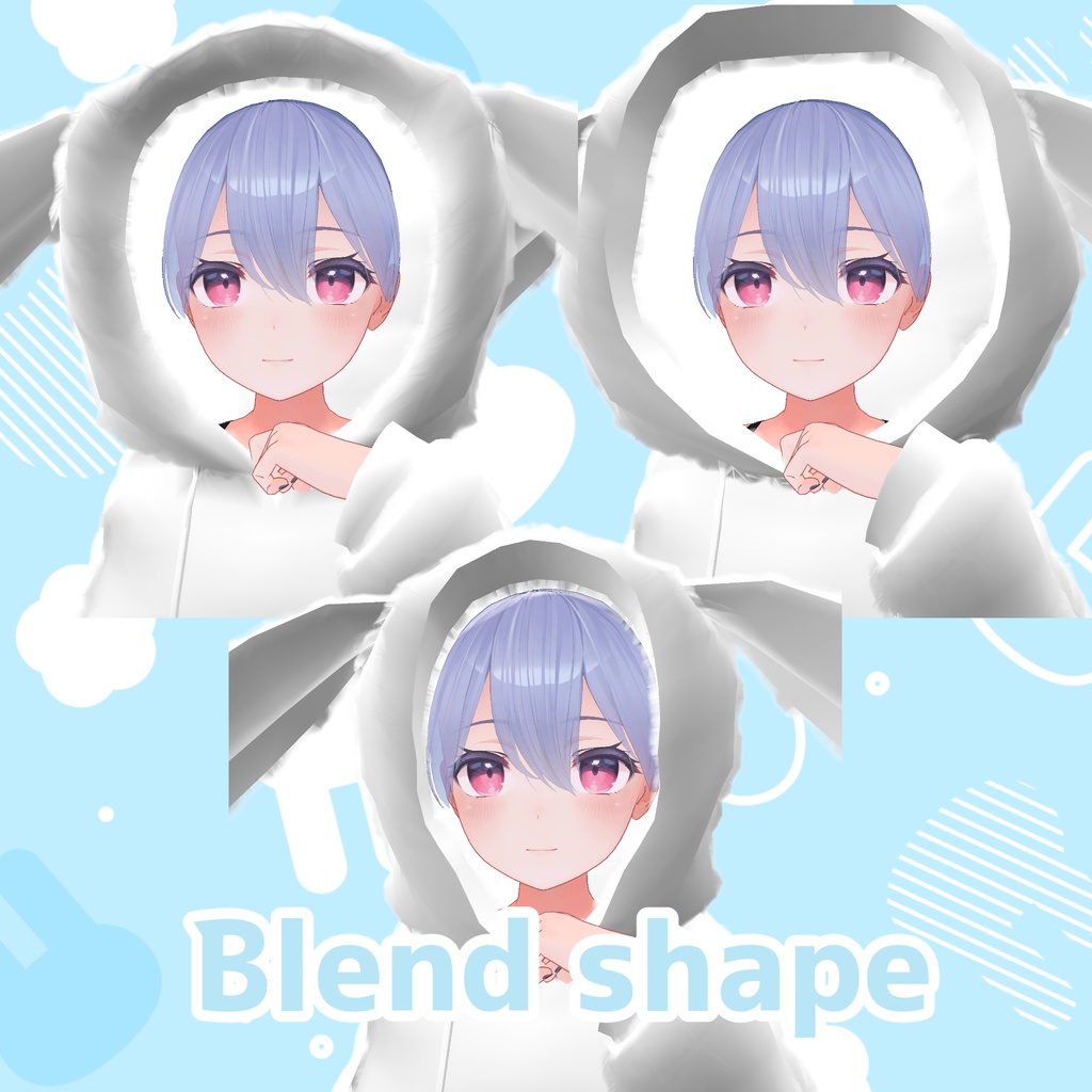 【桔梗】うさみみぱーかー【PB対応】