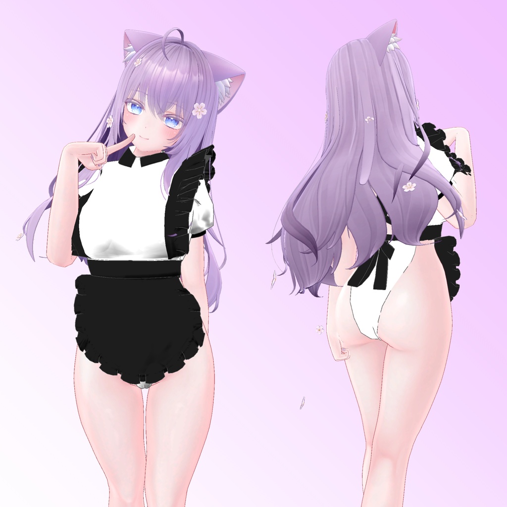 【萌】えちえちメイド服