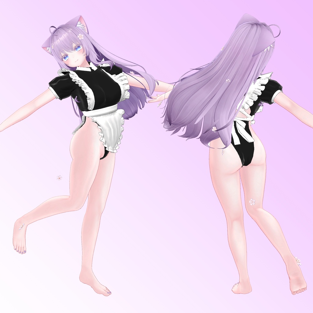 【萌】えちえちメイド服