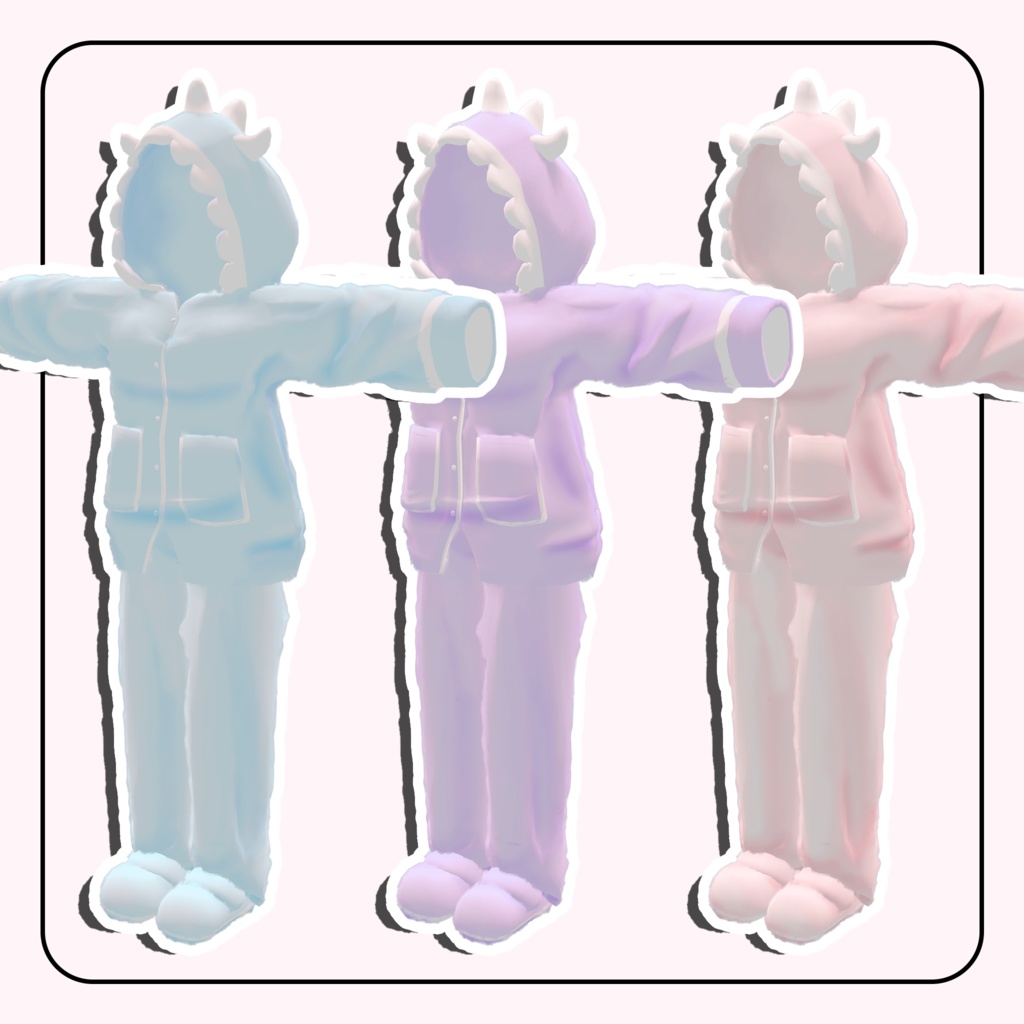 ✨️セール中✨️かいじゅうぱじゃま【9アバター対応】