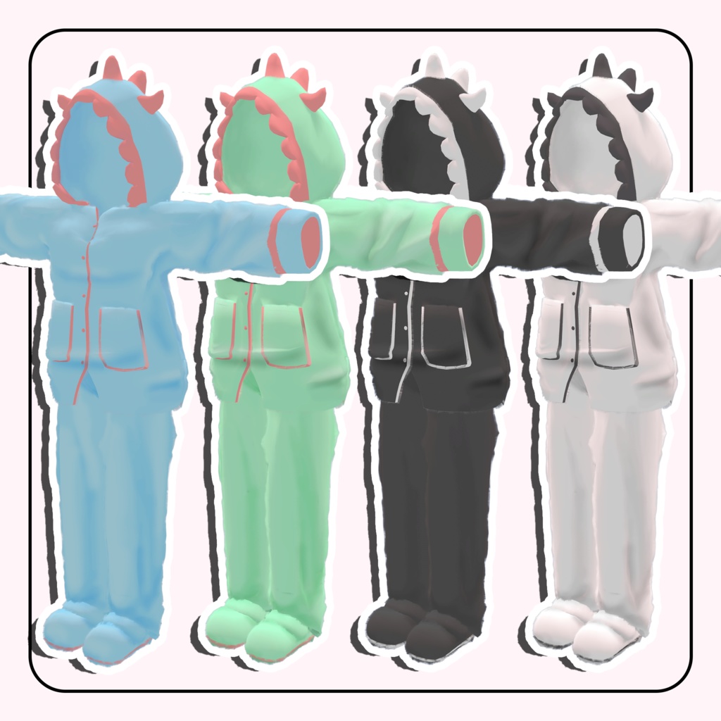 ✨️セール中✨️かいじゅうぱじゃま【9アバター対応】