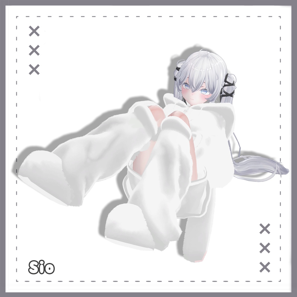 ✨️セール中✨️うさみみパーカーセット【11アバター対応】