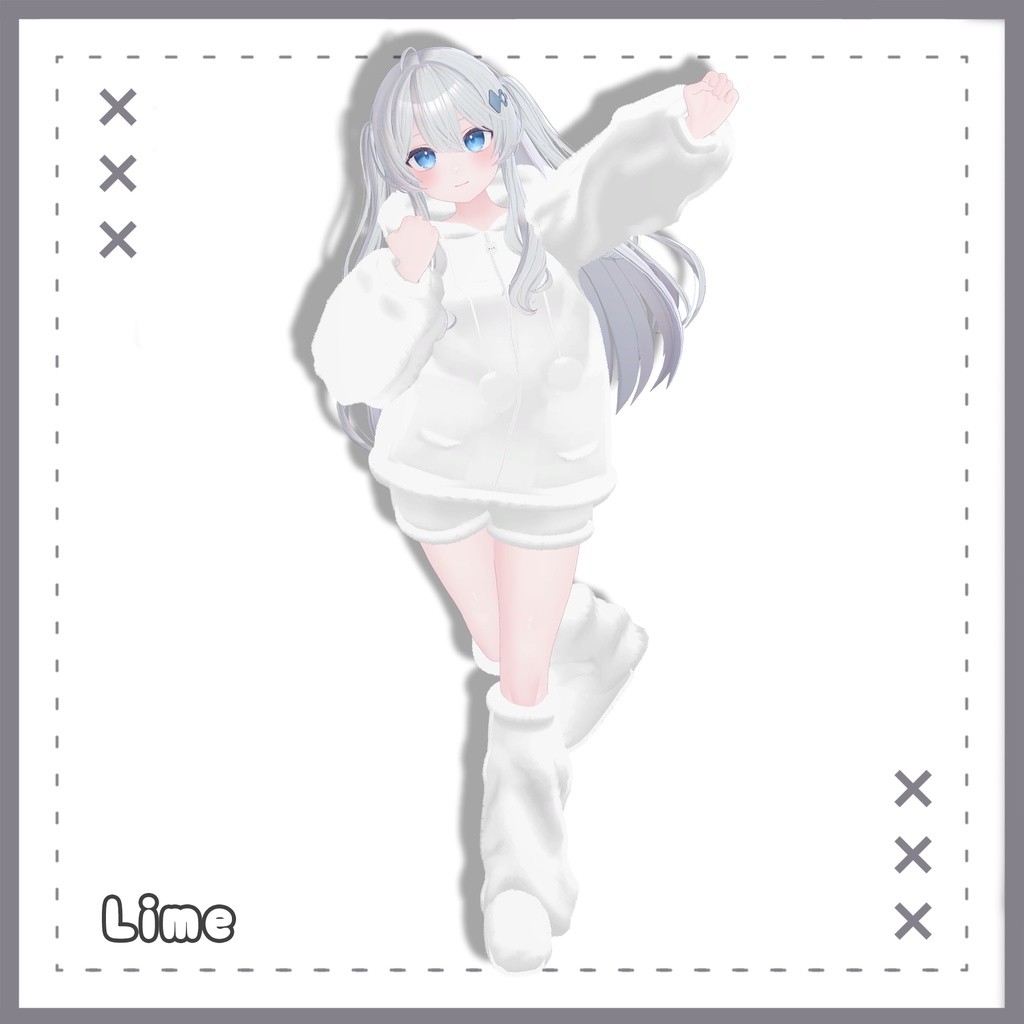 ✨️セール中✨️うさみみパーカーセット【11アバター対応】