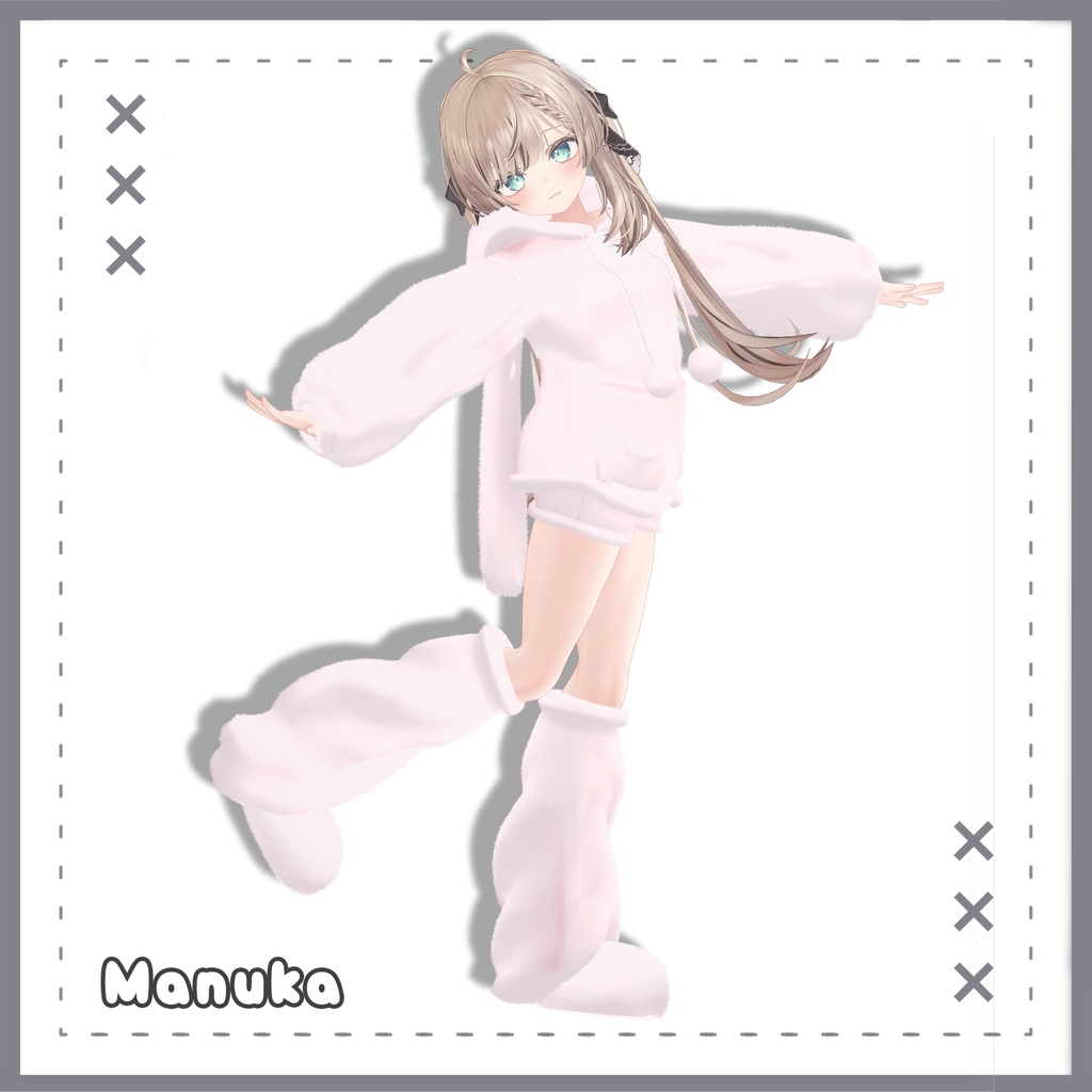 ✨️セール中✨️うさみみパーカーセット【11アバター対応】