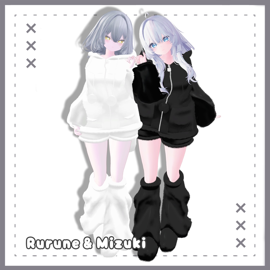 ✨️セール中✨️うさみみパーカーセット【11アバター対応】