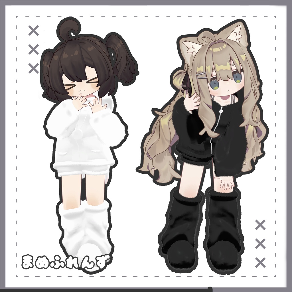 ✨️セール中✨️うさみみパーカーセット【11アバター対応】