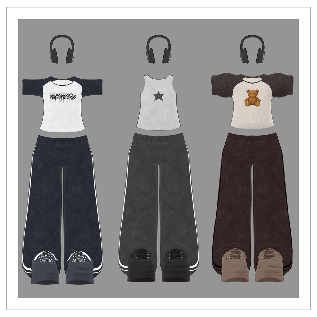 ✨️発売記念セール✨️Y2Kコーデ【まめふれんず対応】