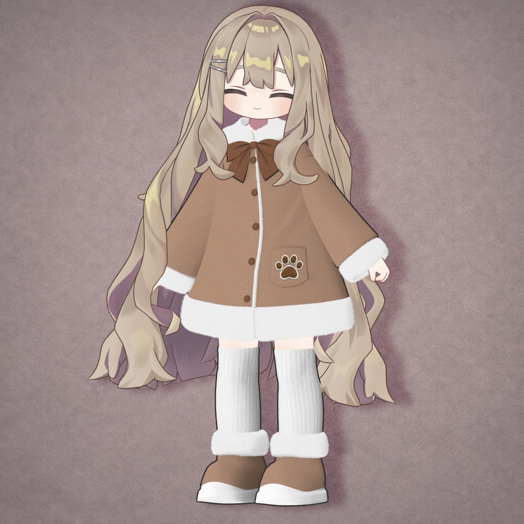 ✨️発売記念セール中✨️ゆるくま ボアコート【まめふれんず対応】