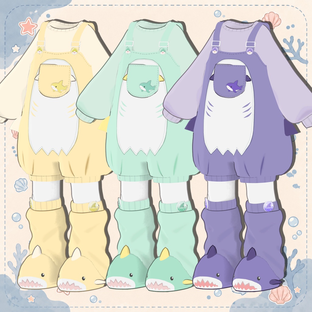 ちびさめコーデ【まめふれんず対応】
