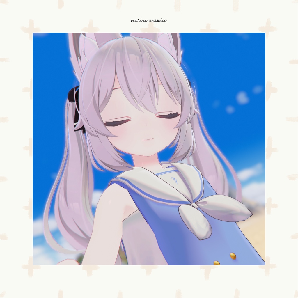 マリンワンピ&サンダル【カリン想定】