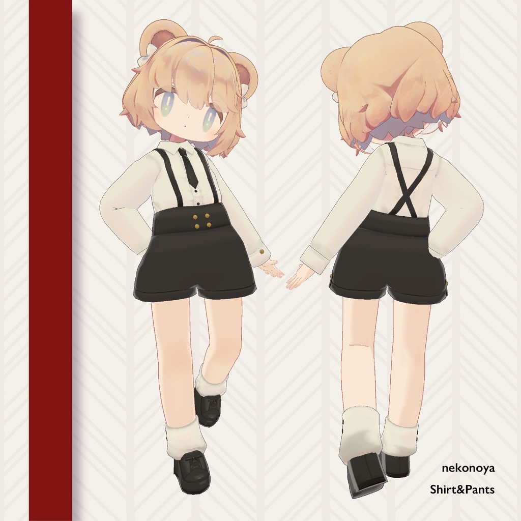 ハーフパンツ・シャツ【こぐまのルウ・Mari専用】