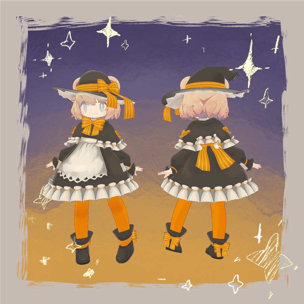 まじょっこワンピ【こぐまのルウ/マリ/リィ/コニカ/ひぐれ】