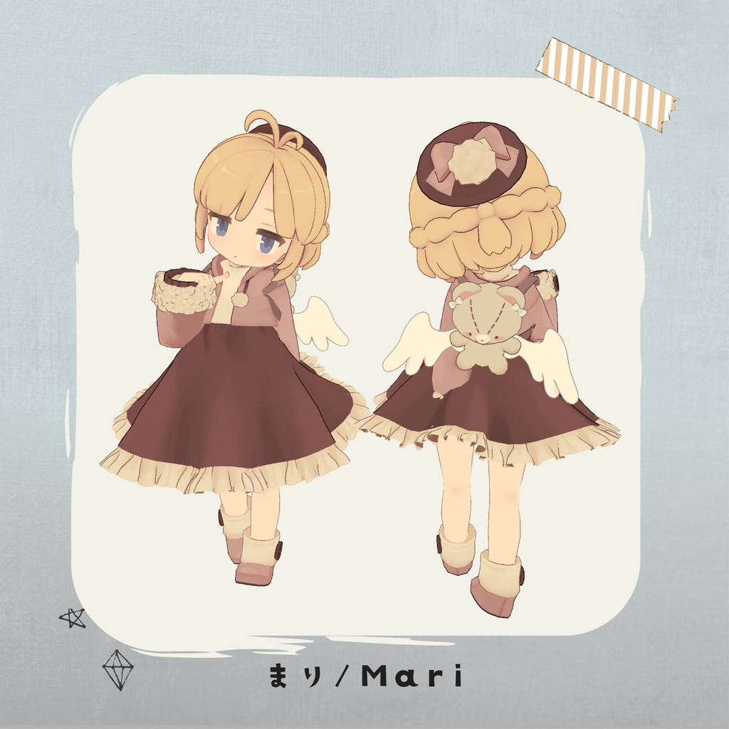 もこもこ冬コーデ【複数アバター対応】