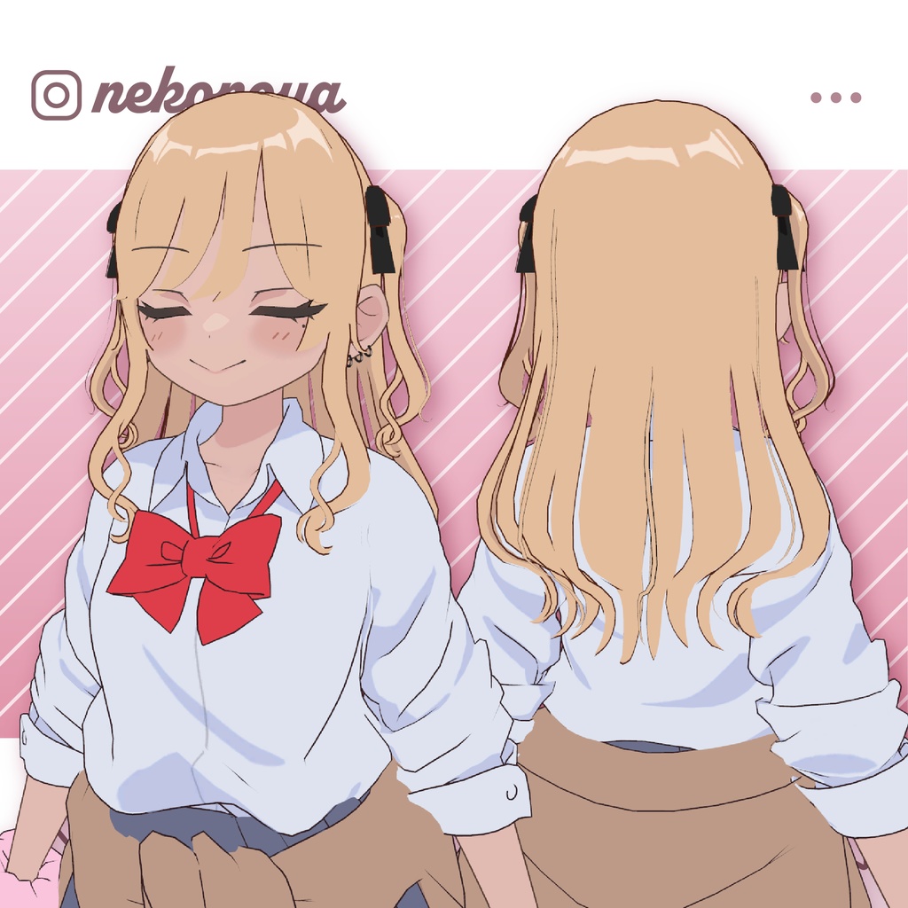 ギャルハーフツイン【凪夜瑠璃対応】