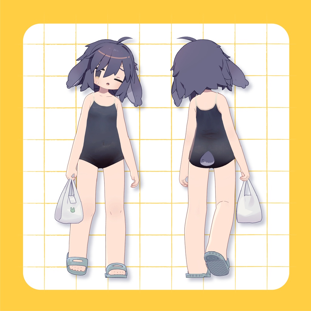 スクール水着【うささき/まめひなた/こぐまのルウ対応】