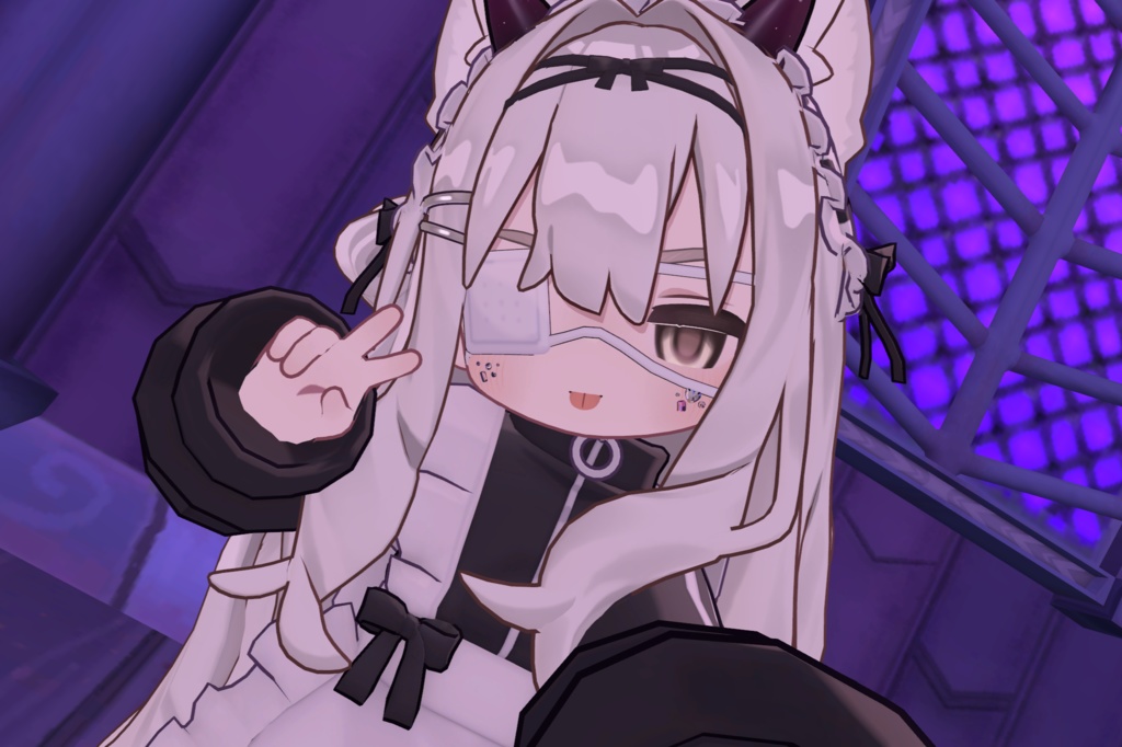 こあくまの角&ほっぺ