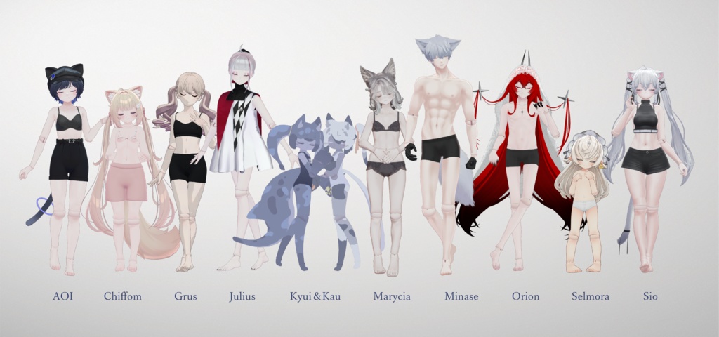 ドール化パーツ【10アバター対応】