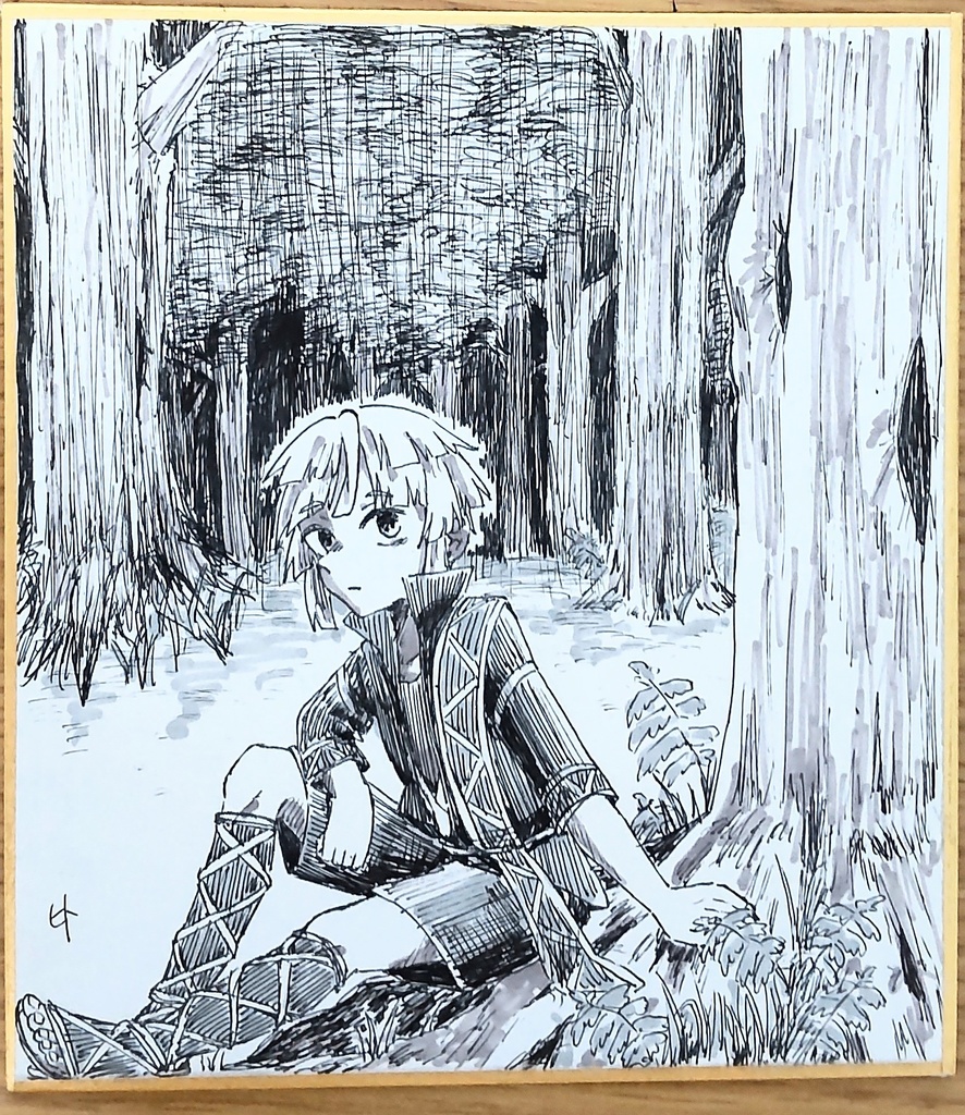 色紙(灯猫様用)