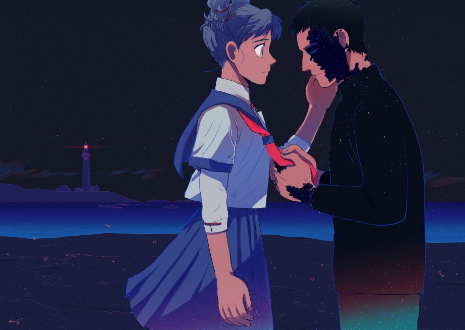 イラストパネル(A3)「春の海のこと」②