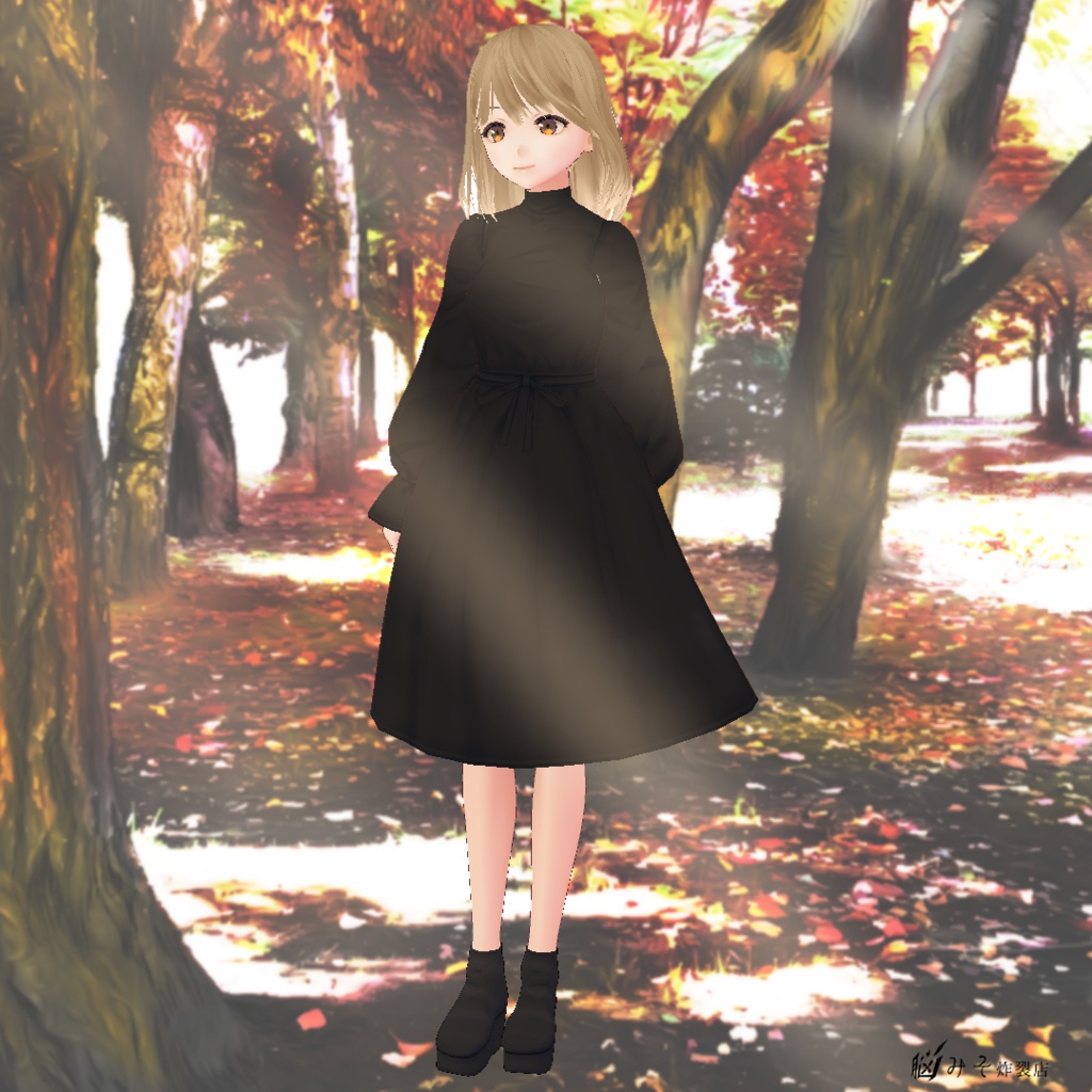 VRoid Hair Preset ※Version:β【 medium length hair / Caramel milk tea / Strawberry milk tea / Pistachio】