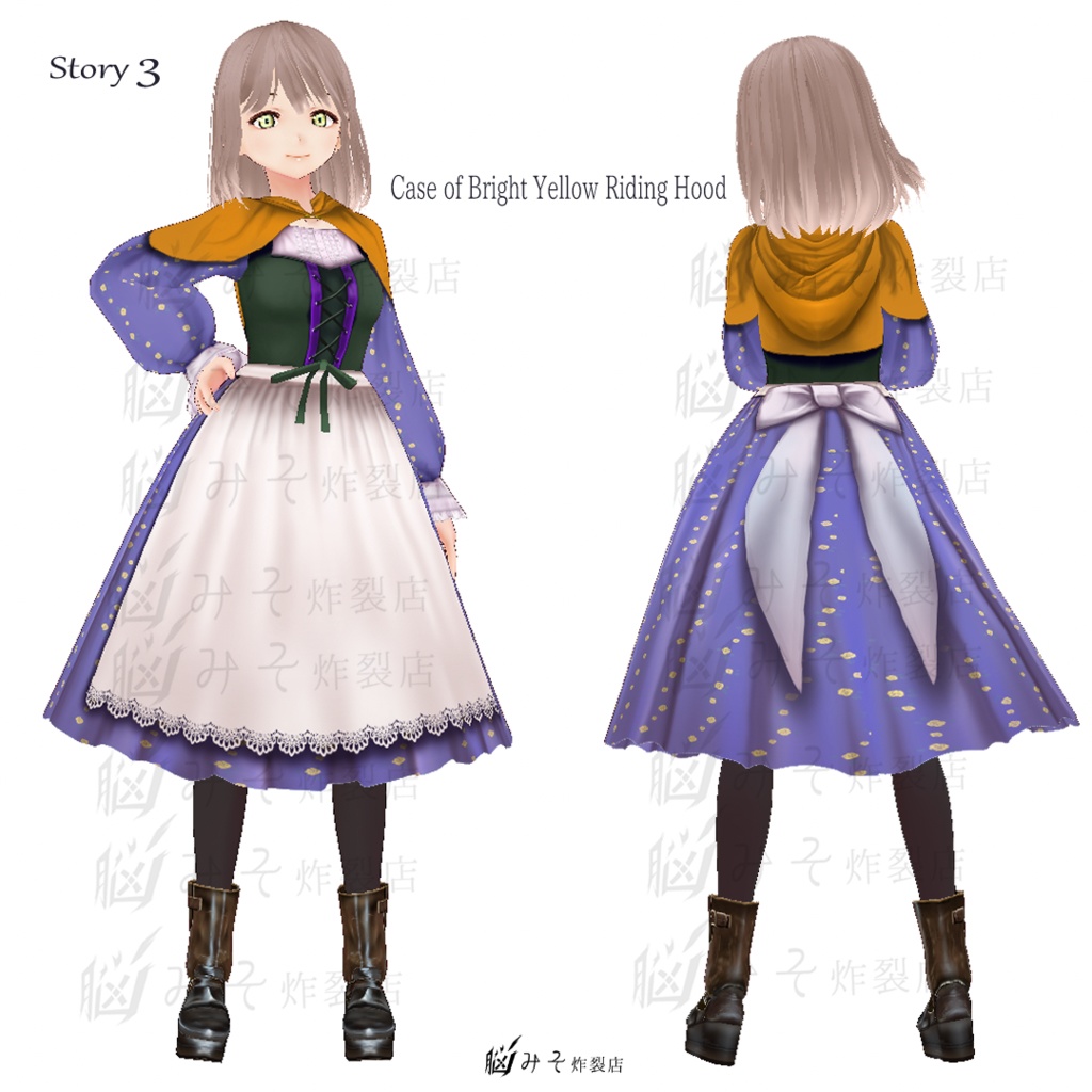 VRoid Texture ※Version:β【 3 Stories of  Riding Hoods 】