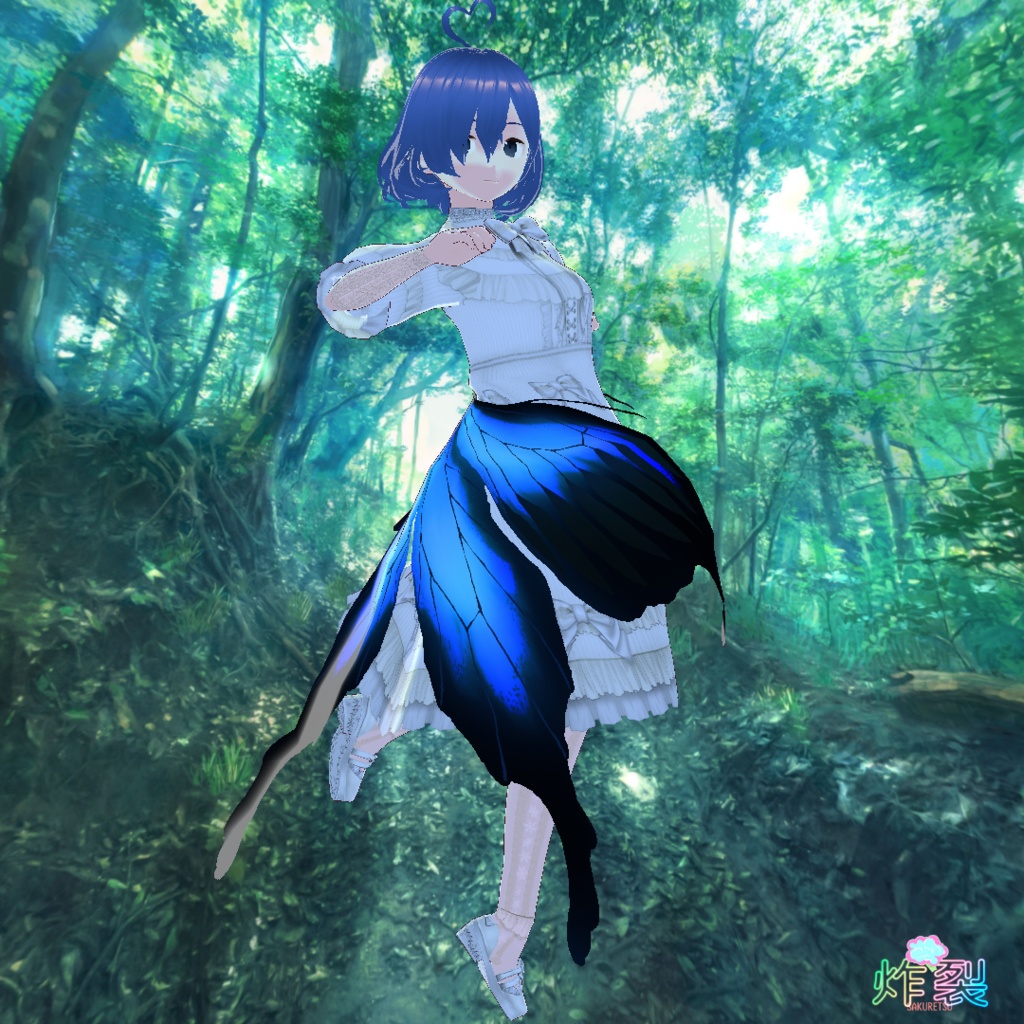 VRoid Texture {{ Butterfly Wings Morpho }}