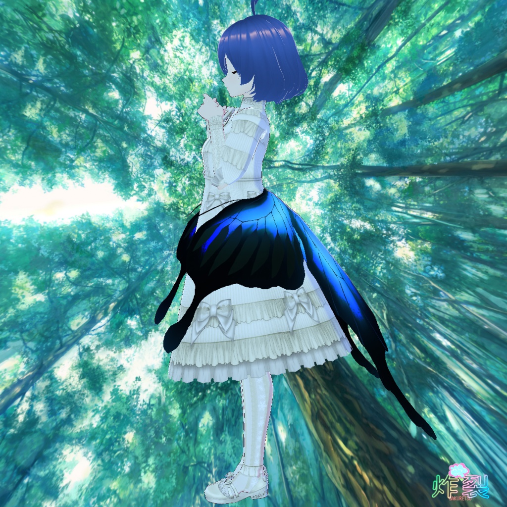 VRoid Texture {{ Butterfly Wings Morpho }}