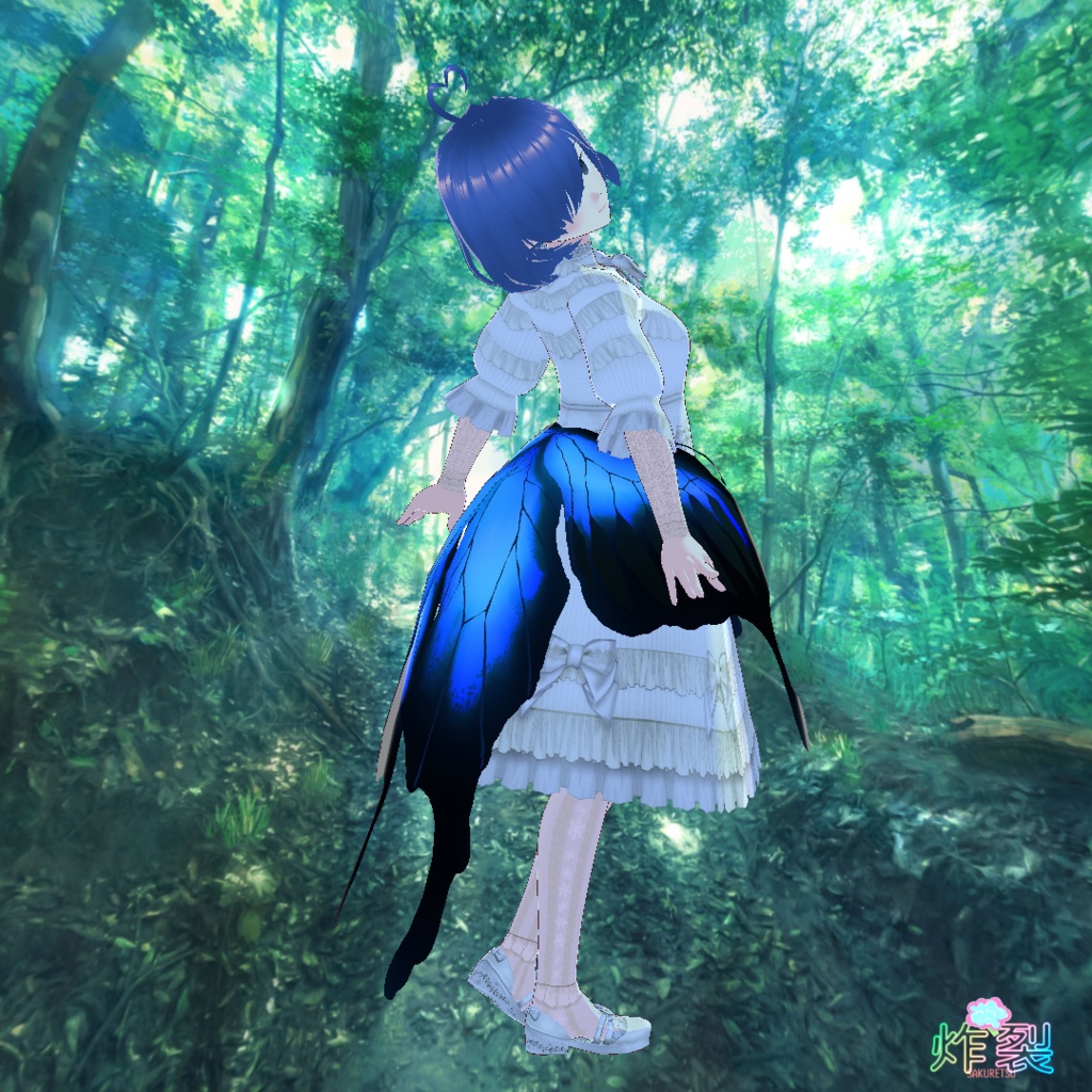 VRoid Texture {{ Butterfly Wings Morpho }}