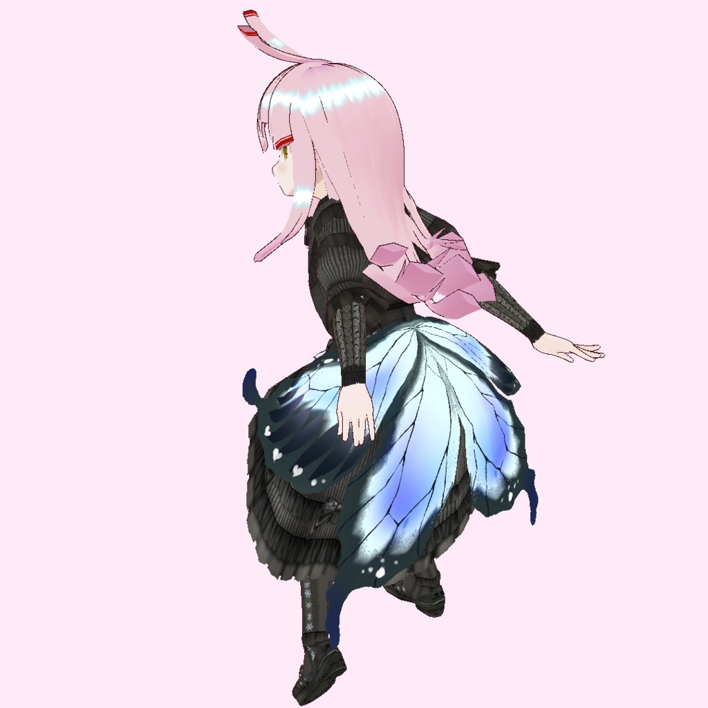 VRoid Texture {{ Butterfly Wings Morpho }}