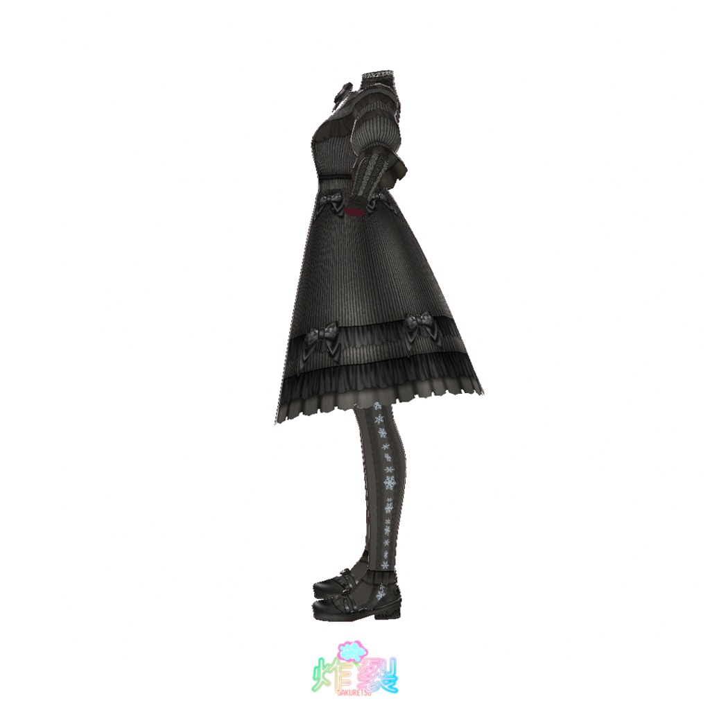 ゴシックロリィタ ワンピース FULL SET 《 Lapin Noir 》