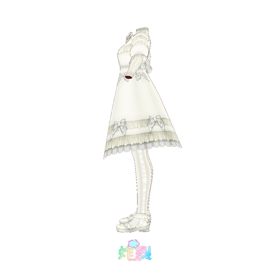 ロリィタワンピース FULL SET 《Lapin Blanc》