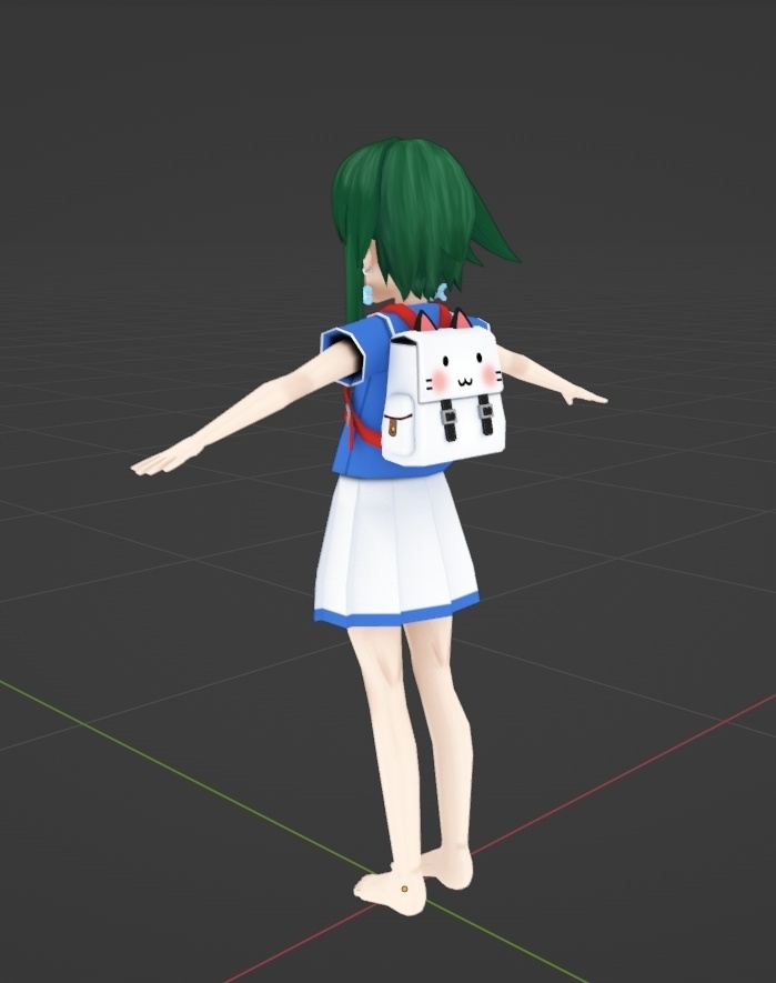 【VRChat想定アバター】小咲桜【クエスト・Fallback対応】