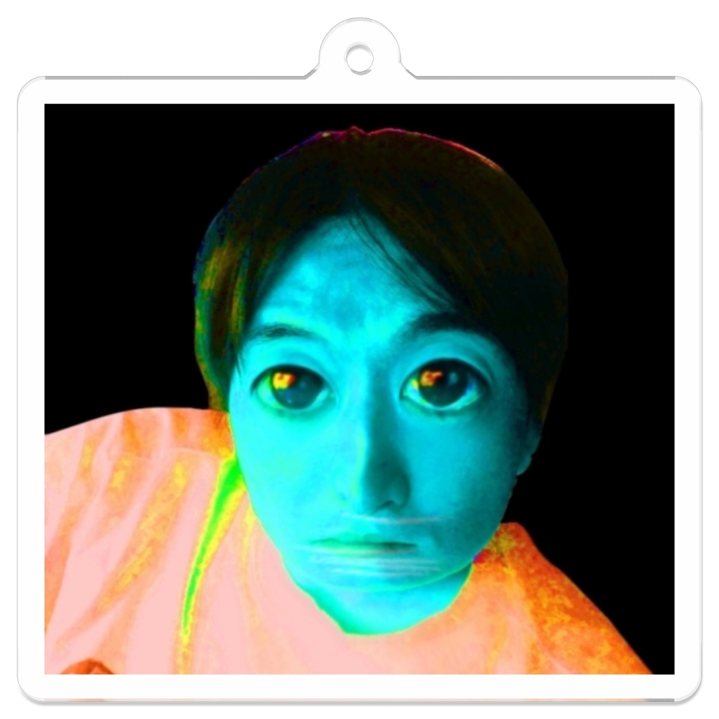 ぶるーべりー アクリルキーホルダー