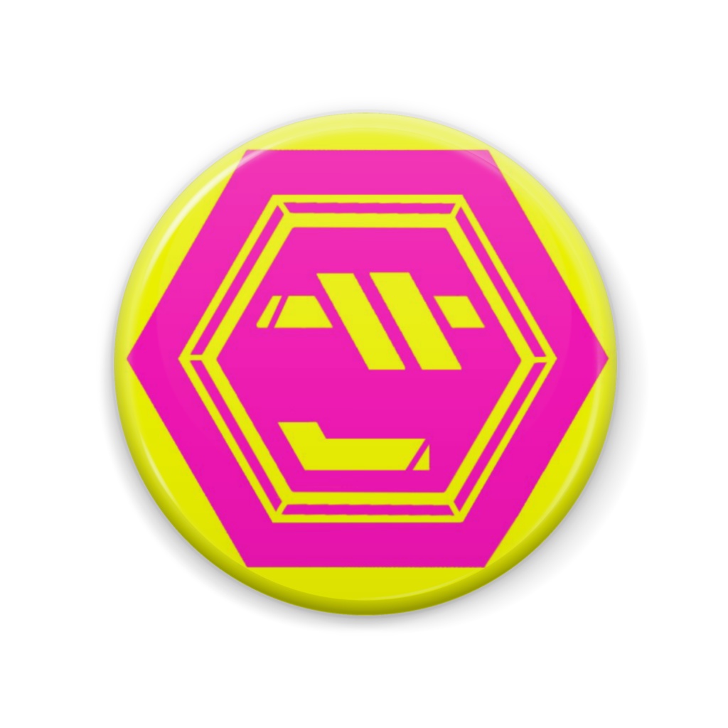 さすぺく党 党員バッジ(57mm)