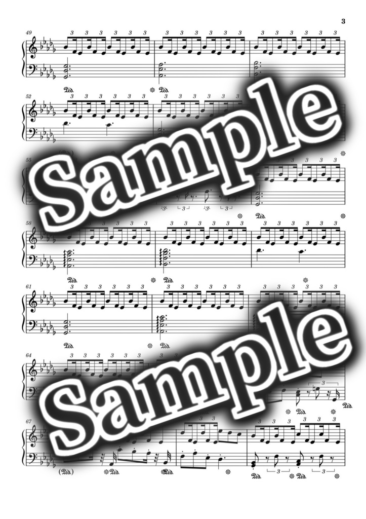 U.N.オーエンは彼女なのか(東方紅魔郷) ピアノ楽譜ver.1.1