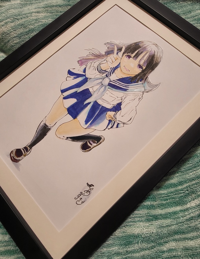 直筆アナログイラスト/Hand-drawn illustration