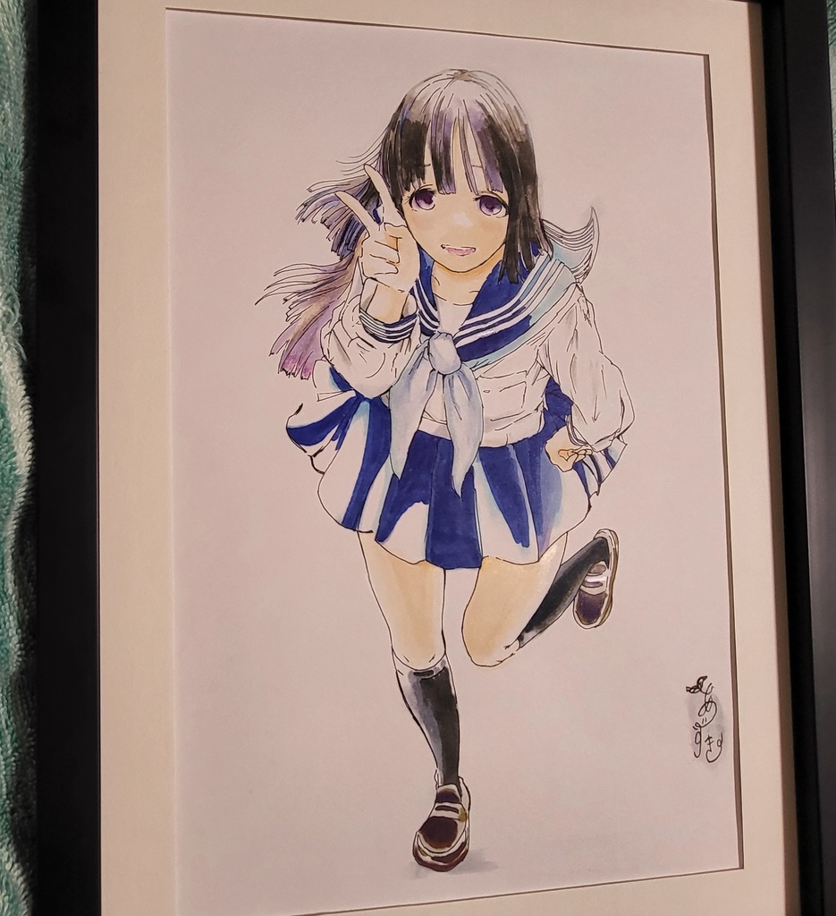 直筆アナログイラスト/Hand-drawn illustration