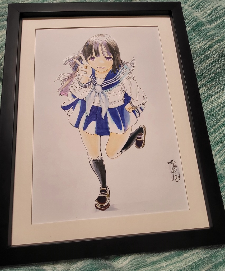 直筆アナログイラスト/Hand-drawn illustration