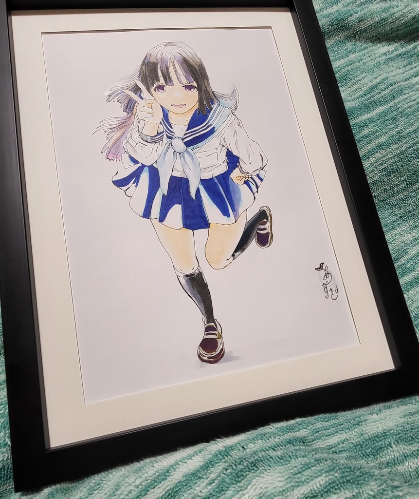 直筆アナログイラスト/Hand-drawn illustration