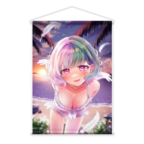 【受注生産】天使さや『海に入った後だとしょっぱいね』　B2タペストリー