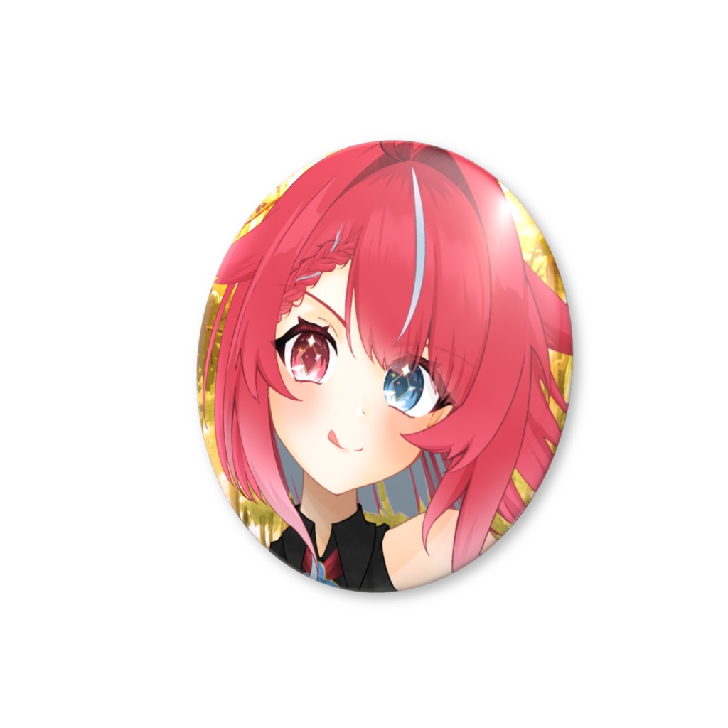 【受注生産】缶バッジ【秋都鬼よすが/Vtuber】